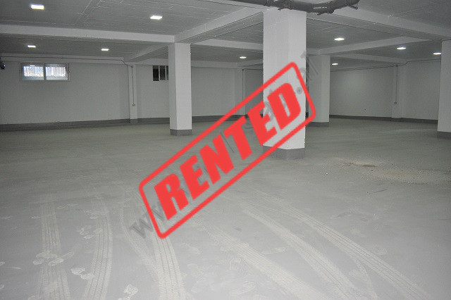 Warehouse for rent on 5 Maji street, Tirana.
The warehouse is located on the -1st floor of a new bu